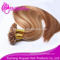 ombre color human hair weft hair extensions double drawn weft